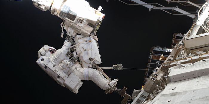 Astronauts Work on the International Space Station's Robotic Arm in Latest Spacewalk