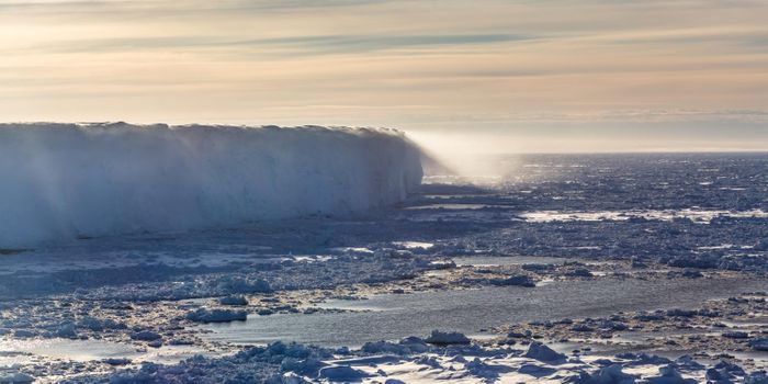 How wind can reduce the amount of snowfall in Antarctica