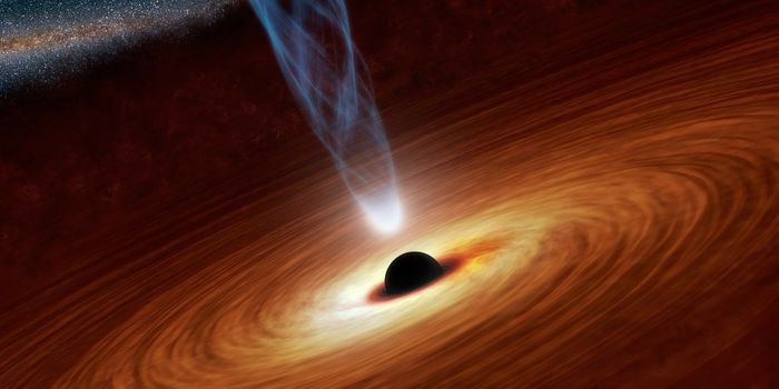 Biggest Black Hole Jet from A Nearby Galaxy