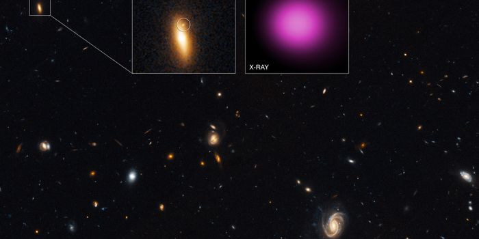 Astronomers Spot Ultra Luminous Wandering Black Hole in Another Galaxy
