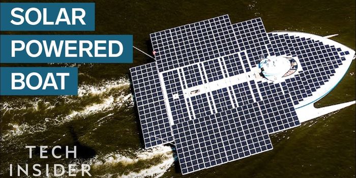 This Boat Uses Solar Power to Navigate the Sea