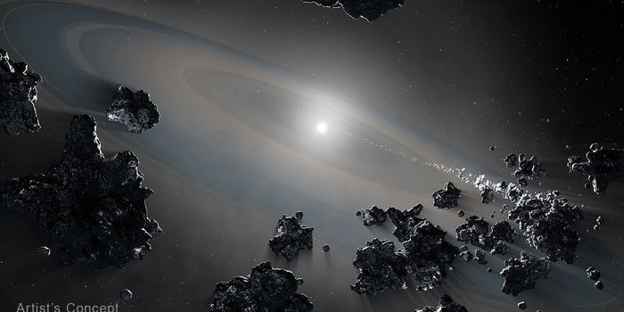 White Dwarf Consumes Remnants of Its Long-Dead Planetary System