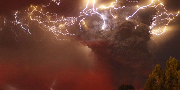 Where Does Volcano Lightning Come From?