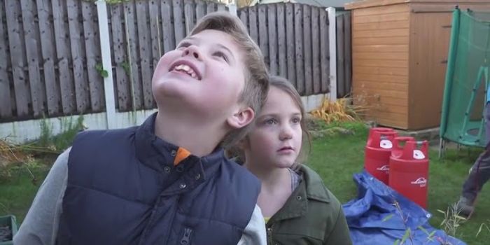 Video: Bro and Sis Launch Toys Into Space