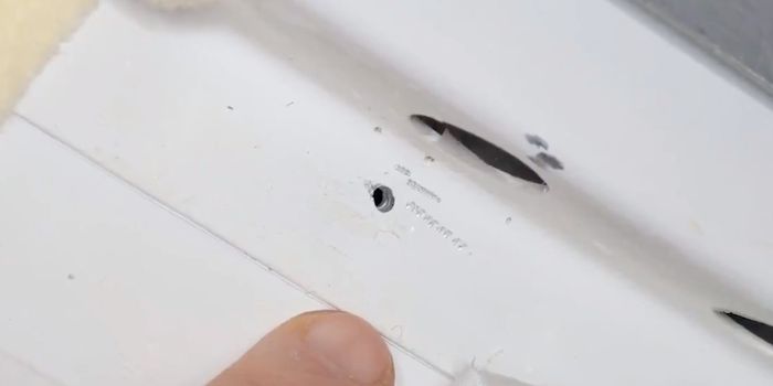 International Space Station's 'Mystery Hole' was Made From the Inside