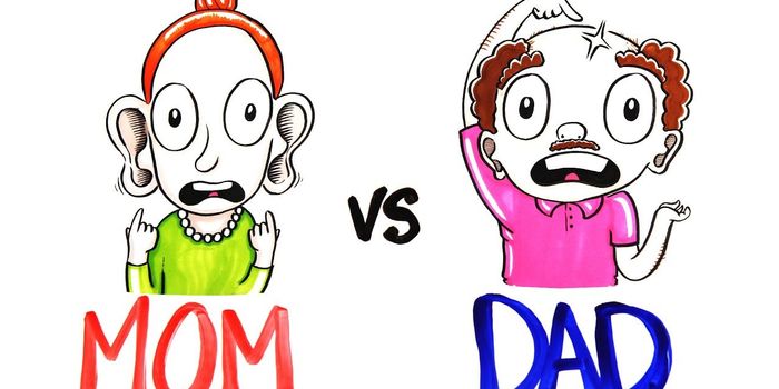 How Parents' Genetic Contributions Differ