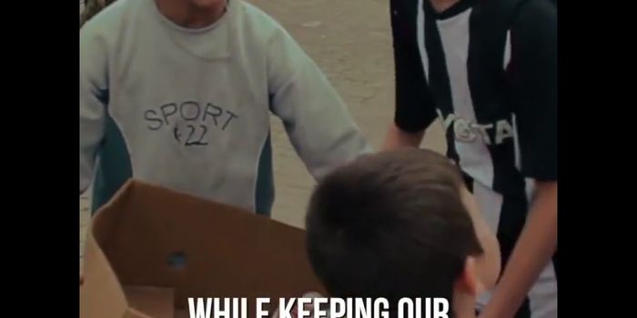 Recycle your bottles to feed the stray dogs!